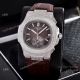 Japan Grade Patek Philippe Nautilus Chrono Watches Diamond Silver Case (4)_th.jpg